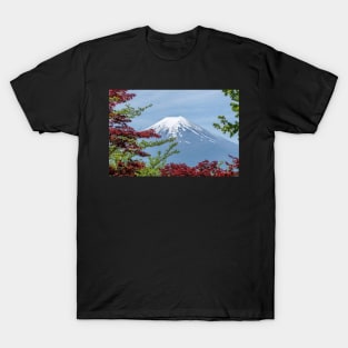 Tokyo Mountain Retreat - Aesthetic View of Mount Fuji T-Shirt